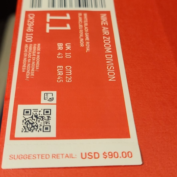 NIKE AIR ZOOM DIVISION MEN'S SHOES 11 - Picture 13 of 14